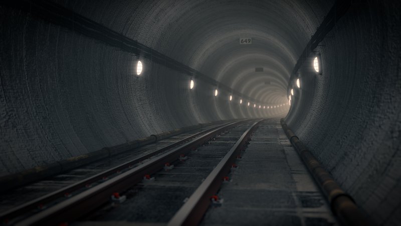 Тоннель метро текстура