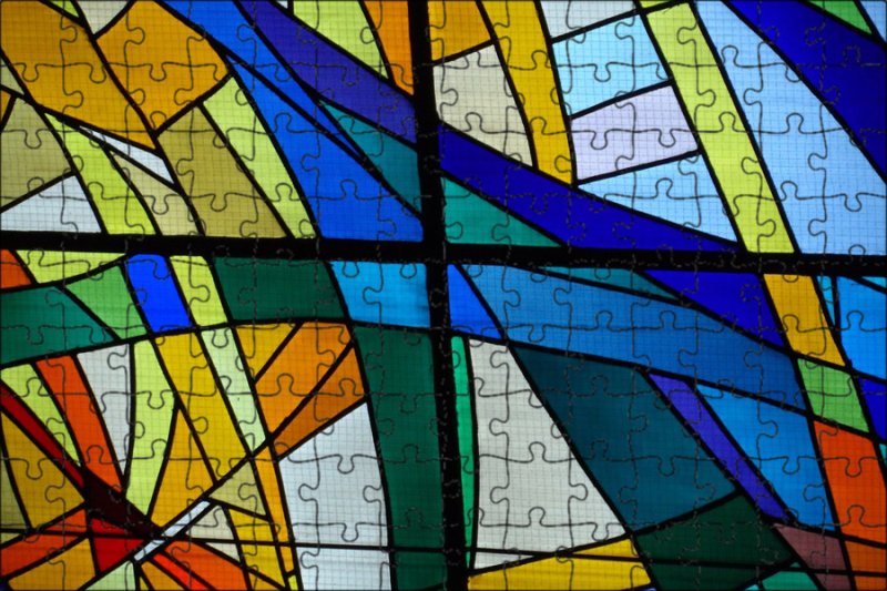 Витражи Тиффани абстрактный