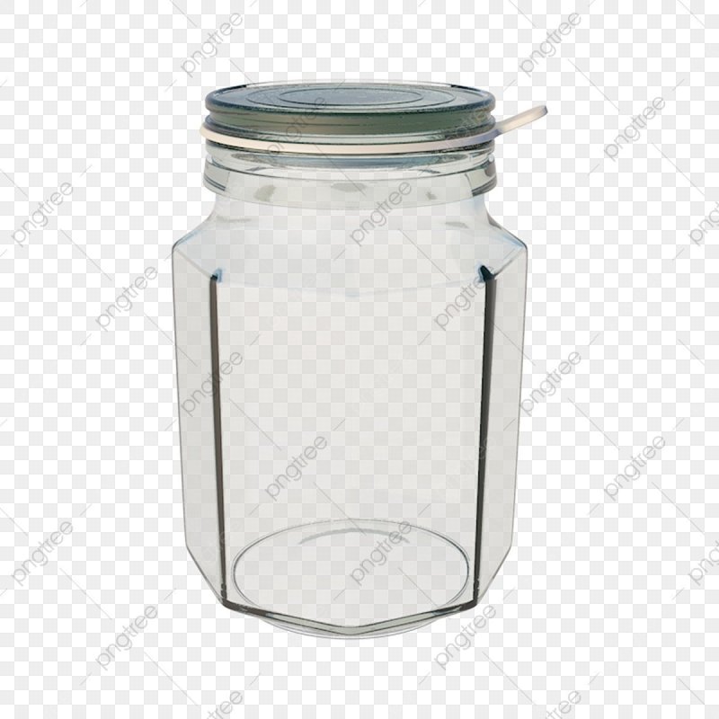 Молоко в баночке прозрачной