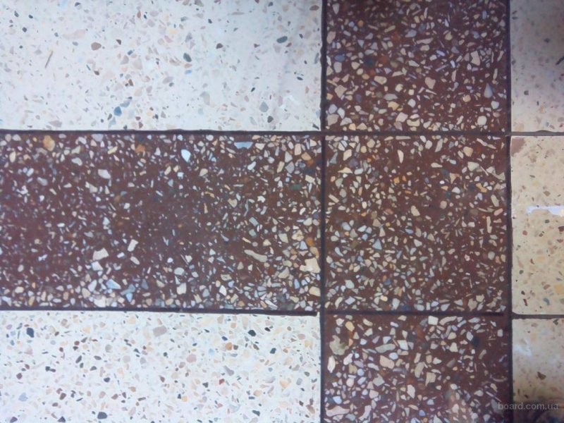 Бетонно мозаичный пол в СССР