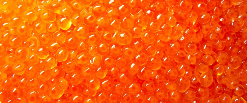 Красная икра текстура