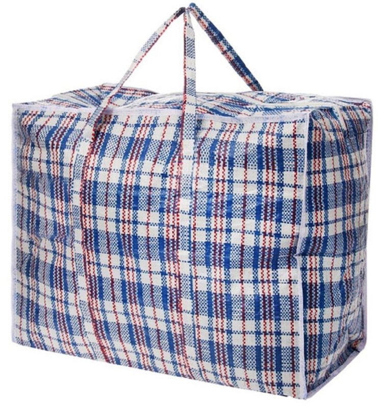 Сумка хозяйственная клетка 40 х 60 х 25 na002