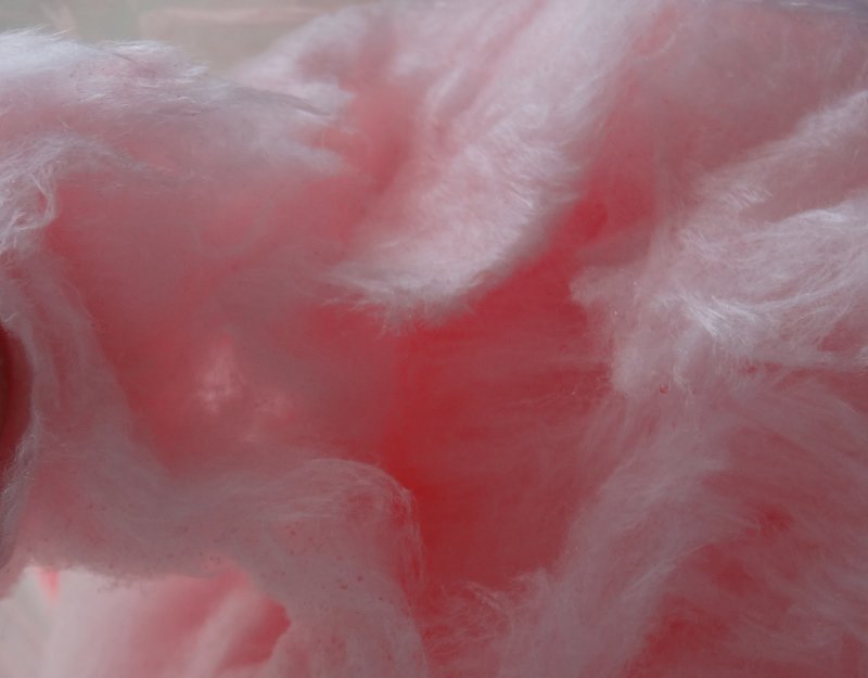 Розовая вата