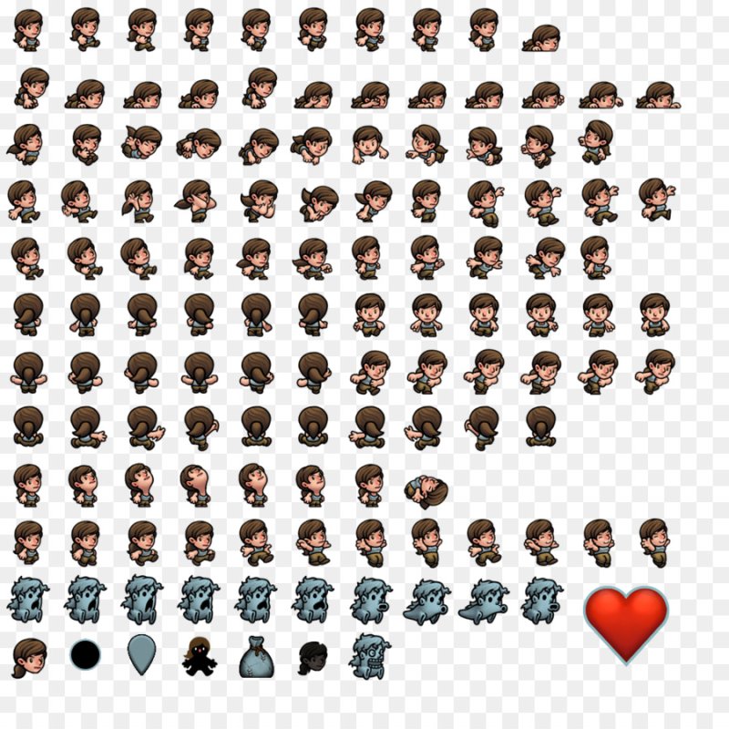 Sprite человека 2d