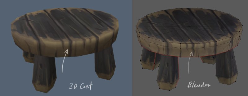 Запечённая текстура в блендере