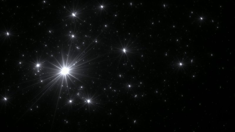 Темное небо со звездами