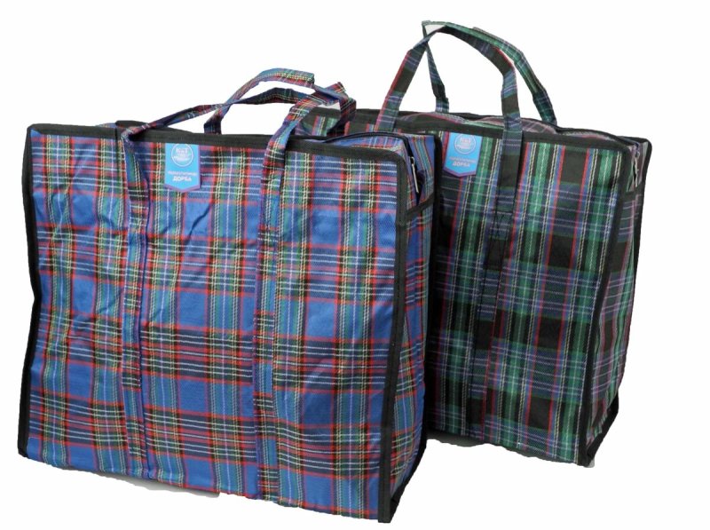 Сумка хозяйственная клетка 40 х 60 х 25 na002