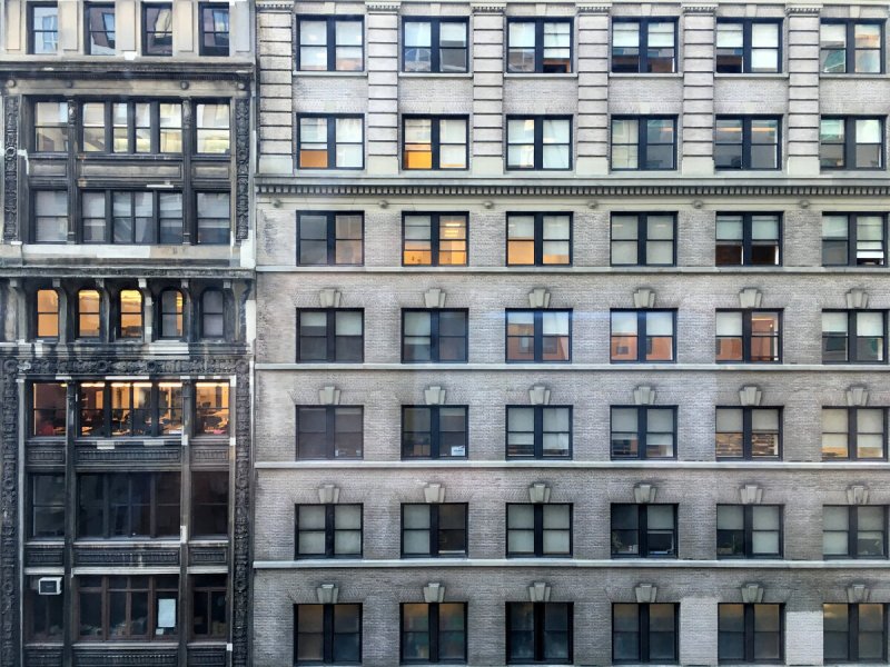 Фасады многоэтажек