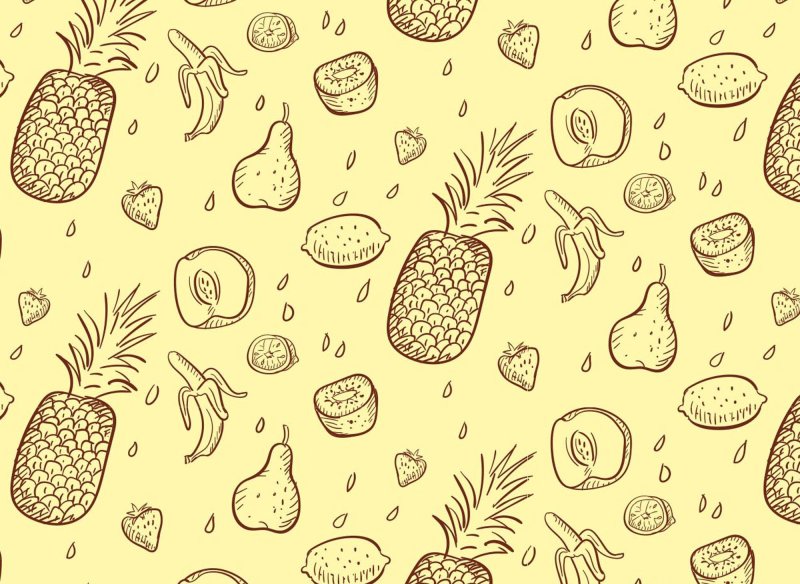 Овощи паттерн вектор