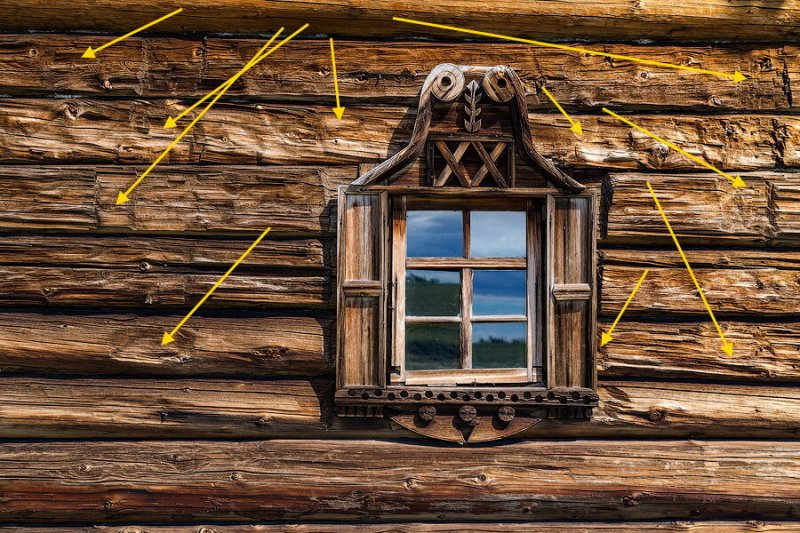 Окно в избе