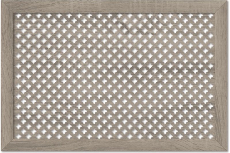 Экран для радиатора Stella 90х60 см Готико белый