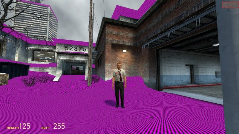 Розовые текстуры в Garry's Mod