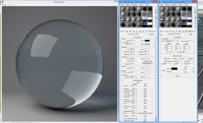 Стекло 3d Max Vray