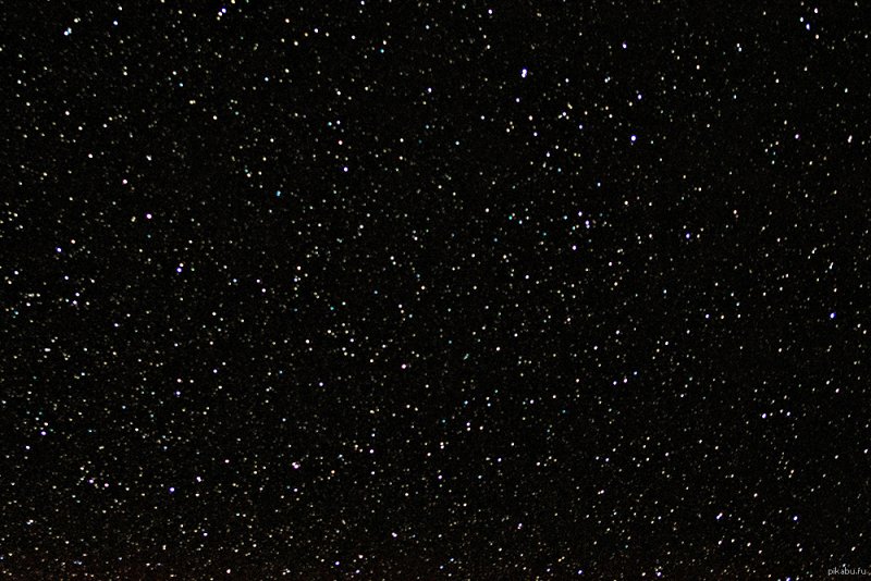 Звездное небо черное