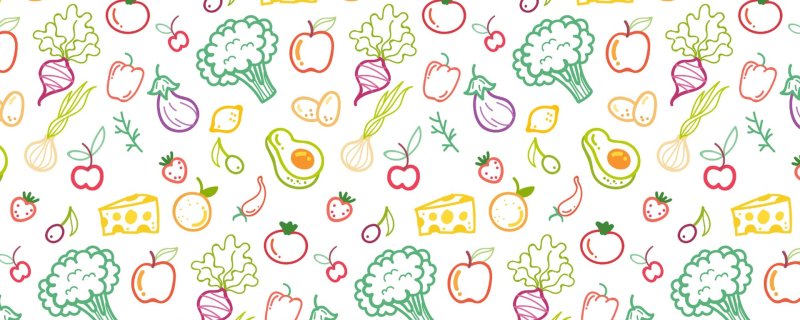 Паттерн здоровая еда