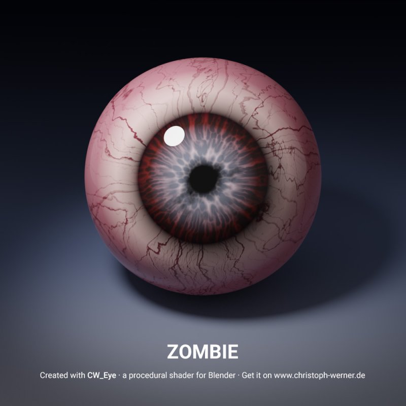 Текстура глаза для Blender