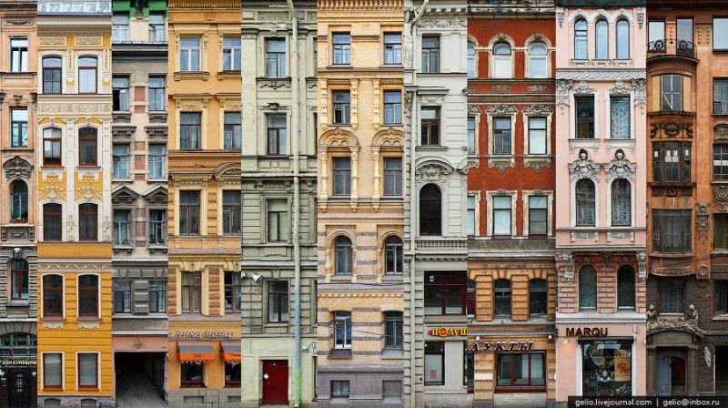 Старый фонд фасад Санкт-Петербурга