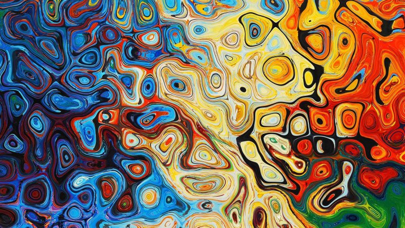 Разноцветная абстракция