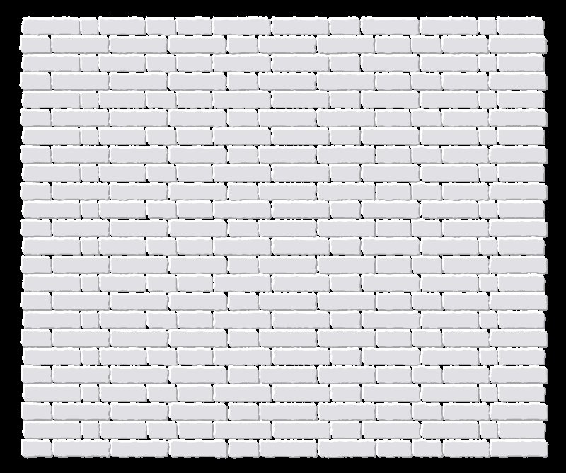 Белый кирпич бесшовный