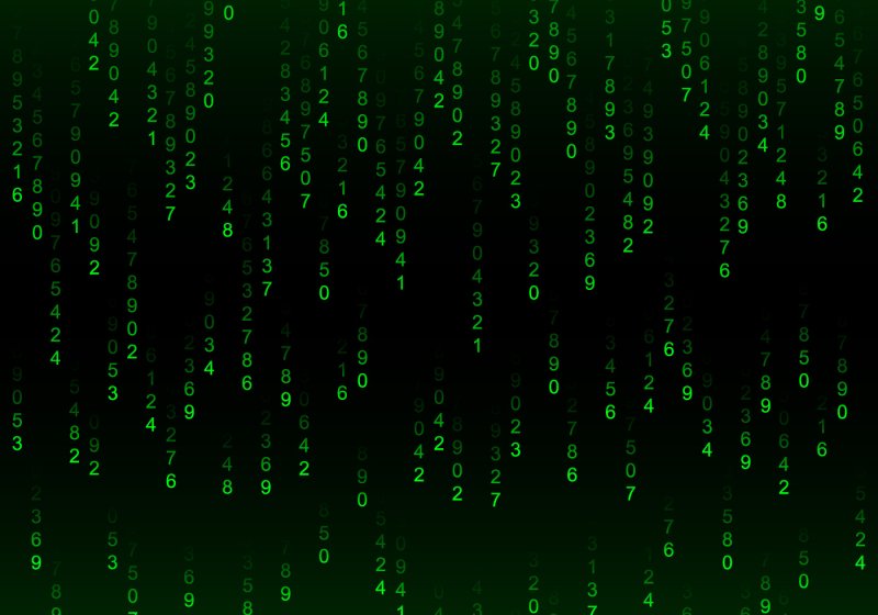 Matrix code Rain 1980х1080