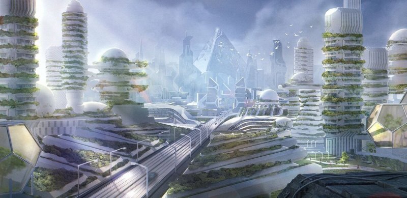 Экогород будущего концепт