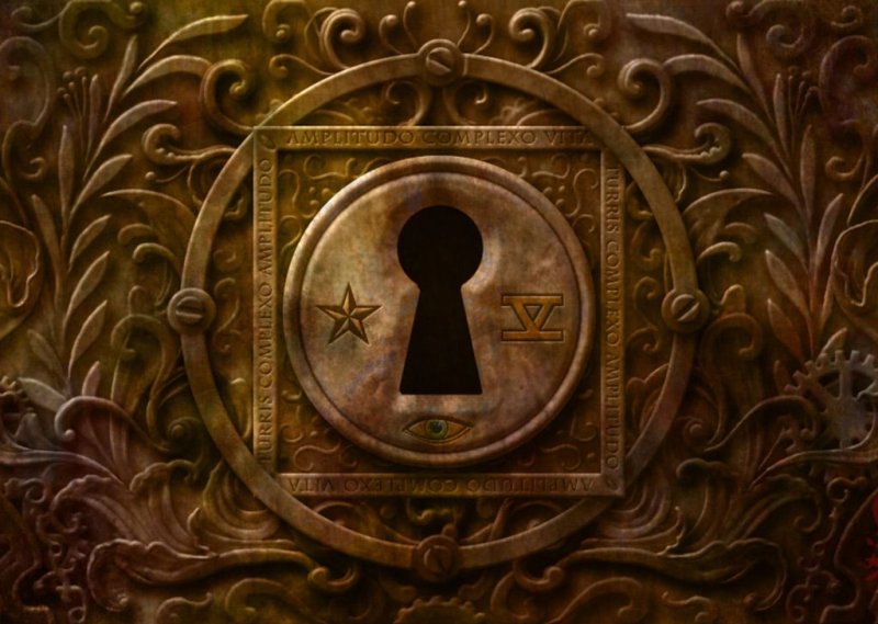 Старинная замочная скважина