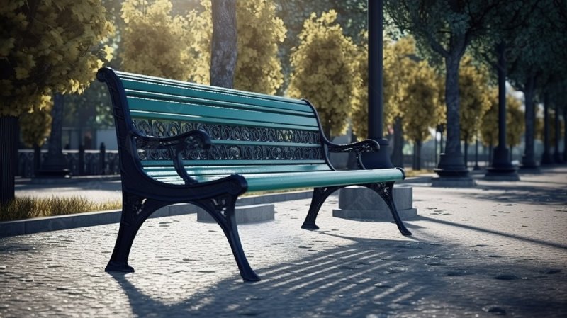 Скамейка рендер