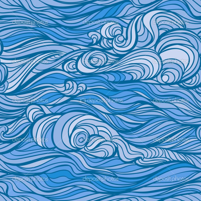 Орнамент волны