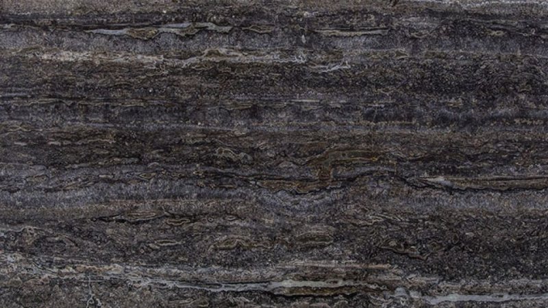 Травертин темный текстура