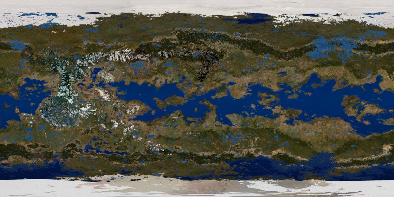 Терраформирование титана карта