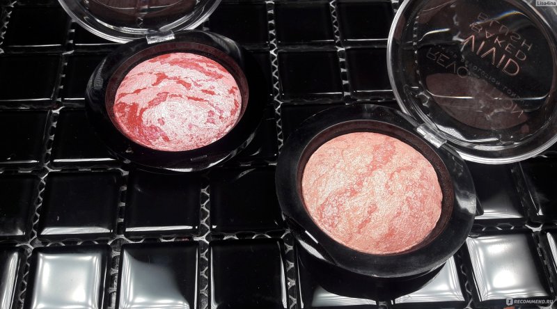 Румяна с блестками для лица