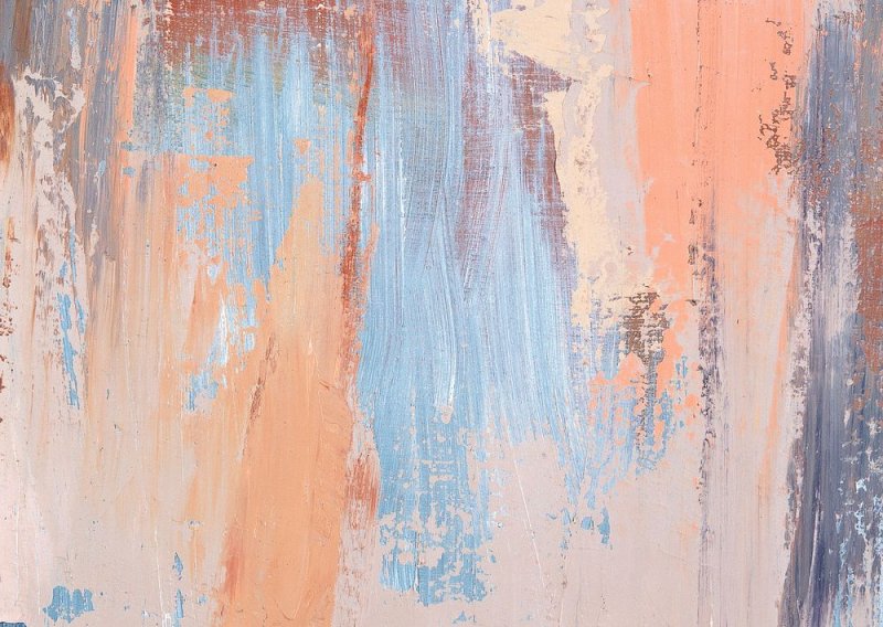 Абстрактная живопись в пастельных тонах