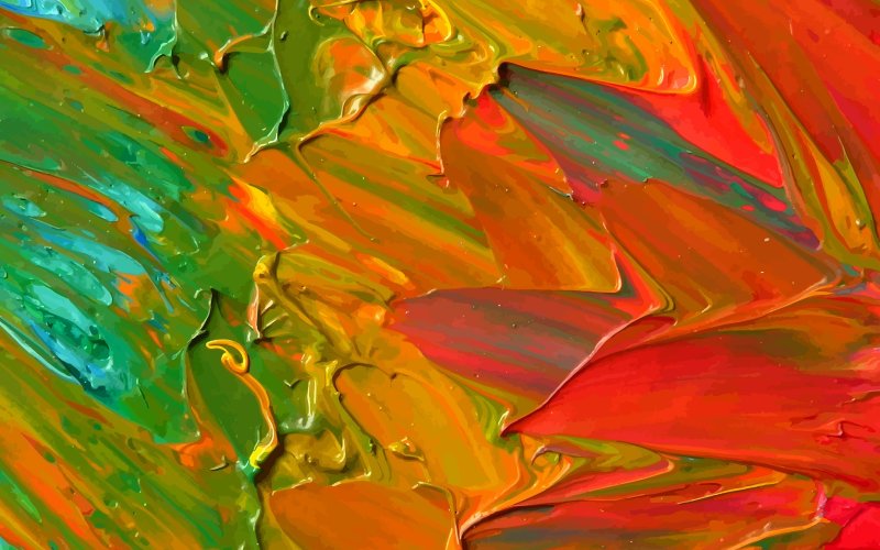 Абстракция маслом