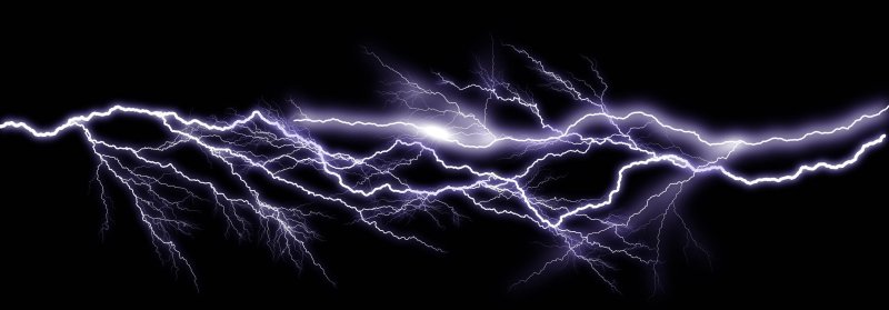 Текстура молнии