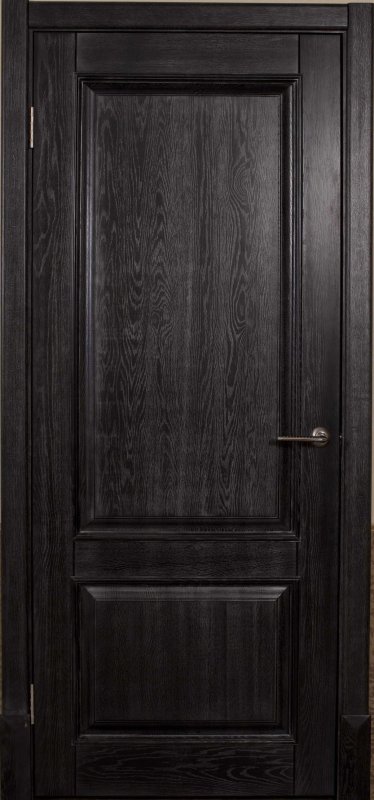 Дверь Соренто ДГ черное дерево межкомнатная