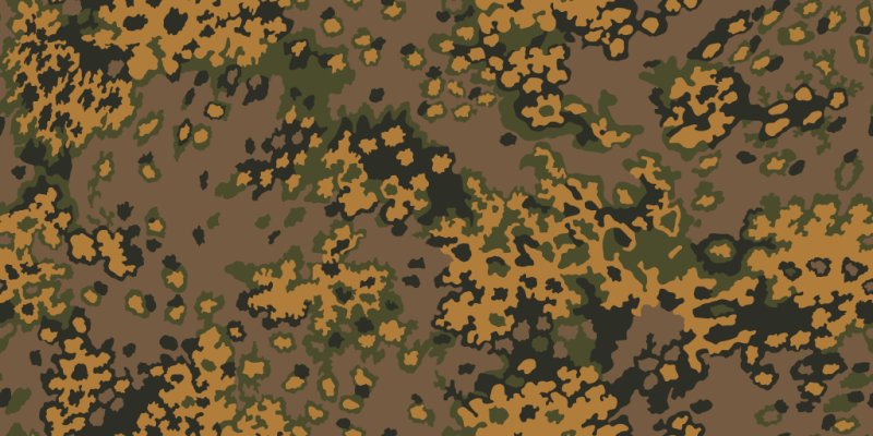 Камуфляж флектарн Лесной