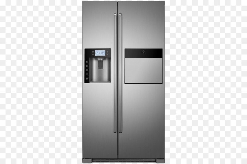 Холодильник LG двухдверный серый