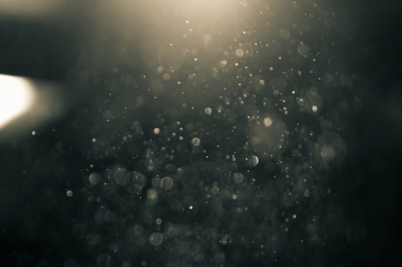 Частицы пыли в воздухе