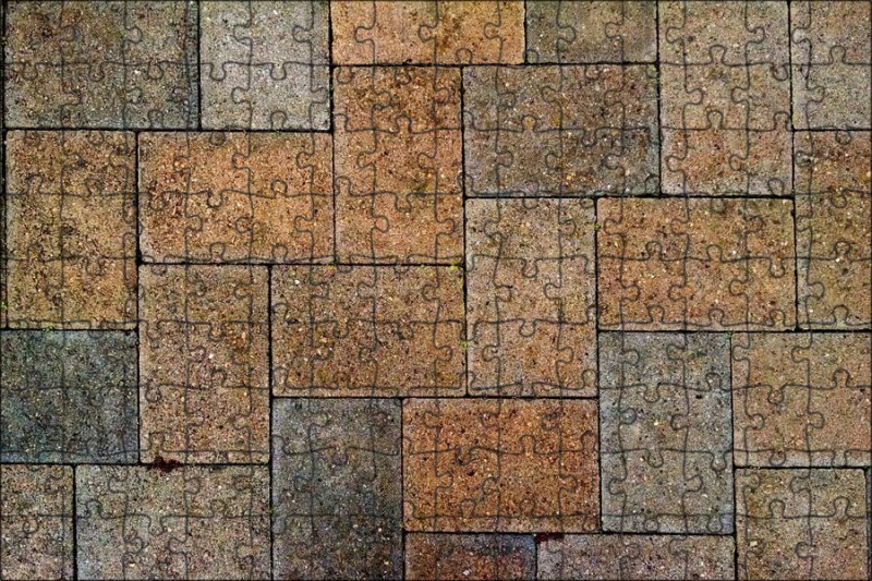 Плитка тротуарная "каменная Мостовая"