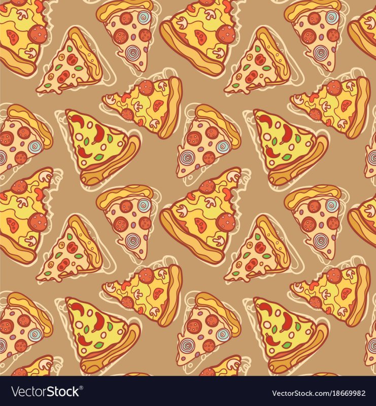 Пицца паттерн вектор