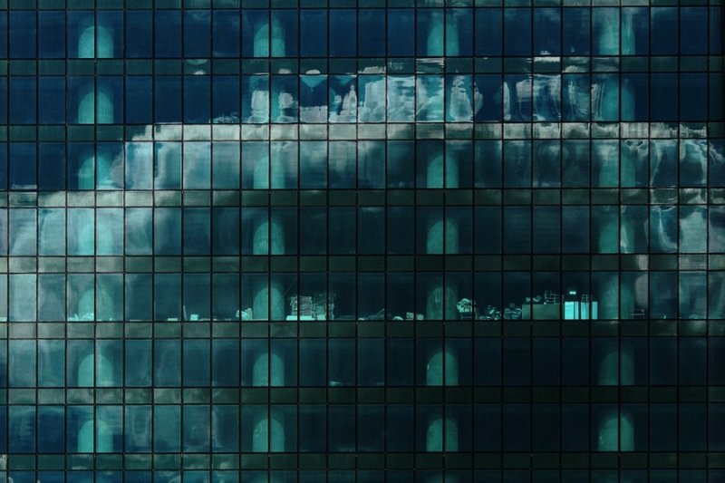 Текстура стеклянного здания