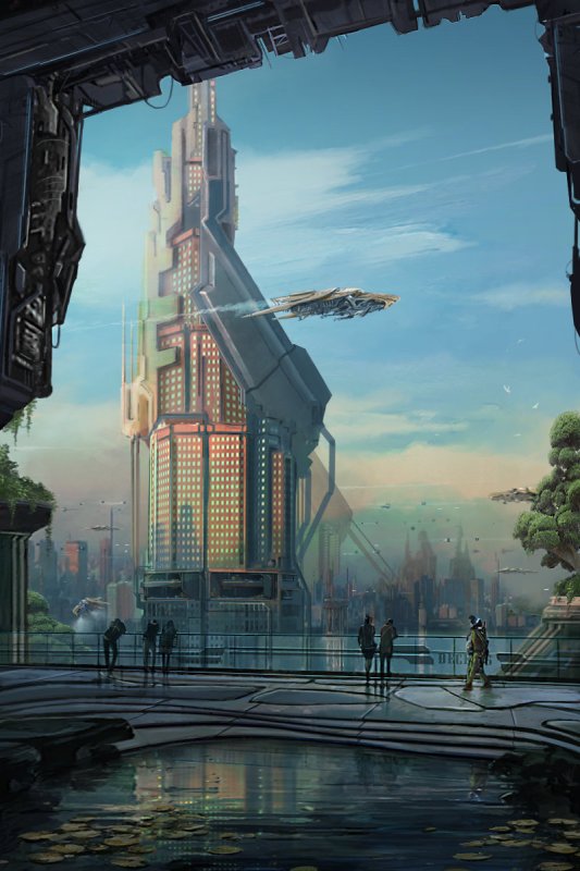 Хрустальный дворец киберпанк