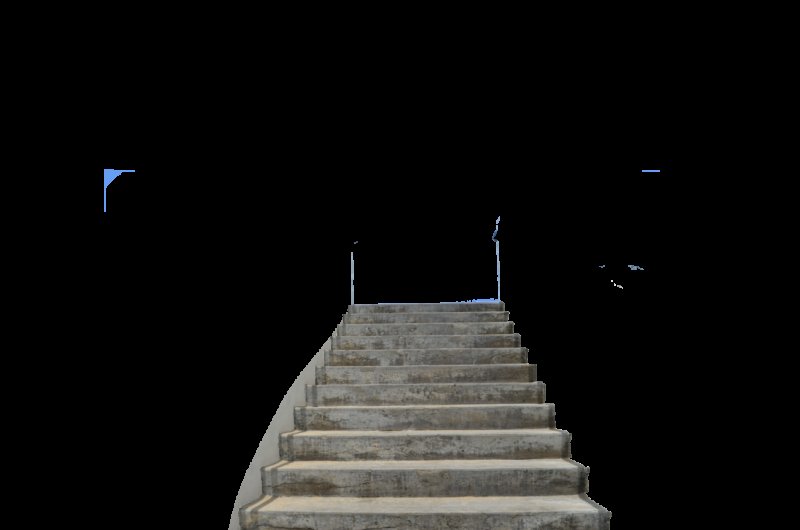 Лестница ступенька сверху