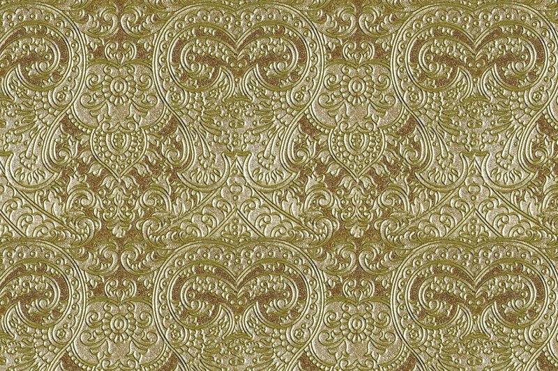 Ткань с золотым узором