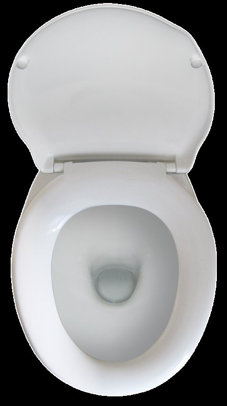 Унитаз вид сверху