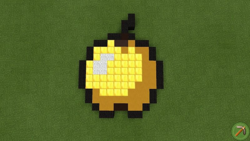 Зачарованное яблоко из МАЙНКРАФТА