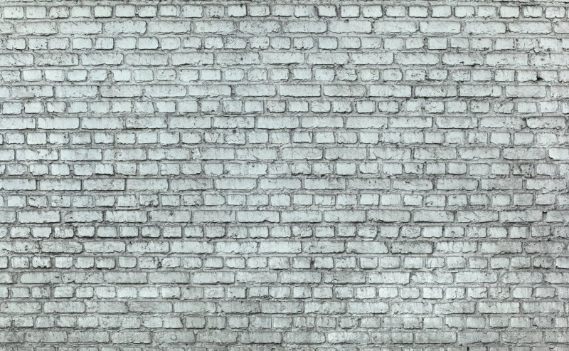 Серая кирпичная стена