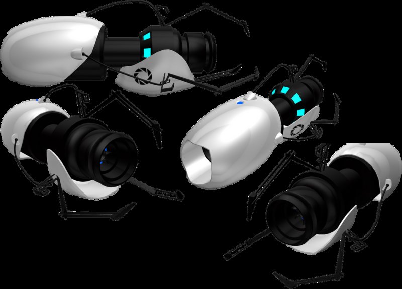 3д модель портальной пушки