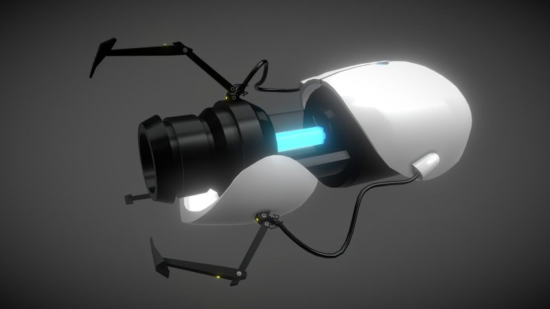 Портальная пушка 3д модель