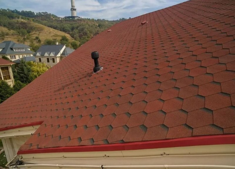 Гибкая черепица ТЕХНОНИКОЛЬ Shinglas финская Соната красный